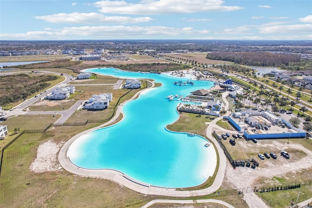 31814 Oyster Trellis Ln, Wesley Chapel, FL 33545 - drone / aerial view of a nearby body of water and a pool