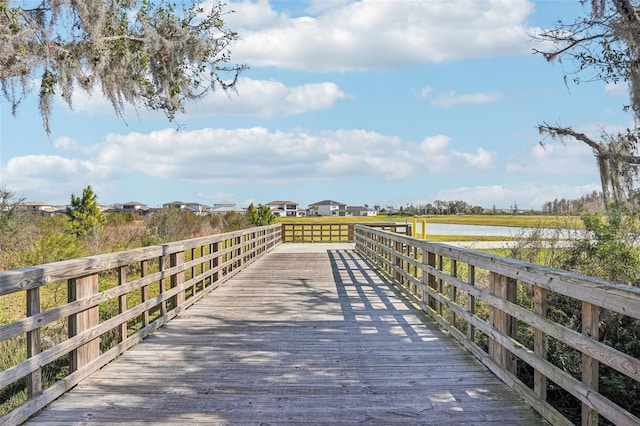 31814 Oyster Trellis Ln, Wesley Chapel, FL 33545 - dock area featuring a water view