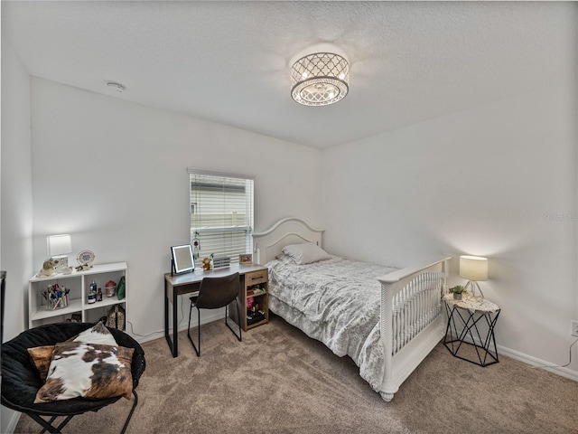 bedroom with carpet flooring