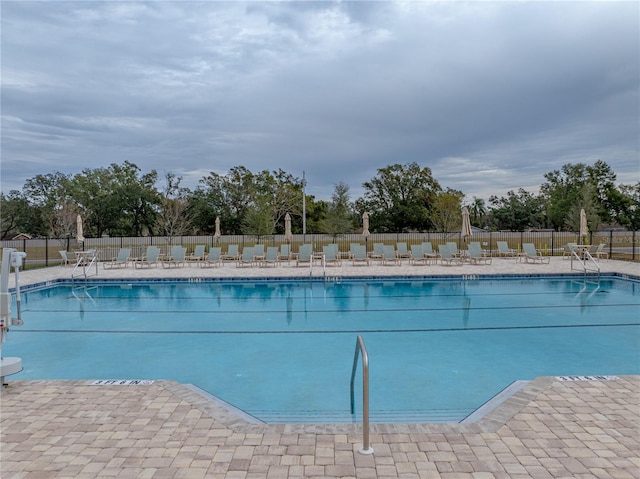 view of pool