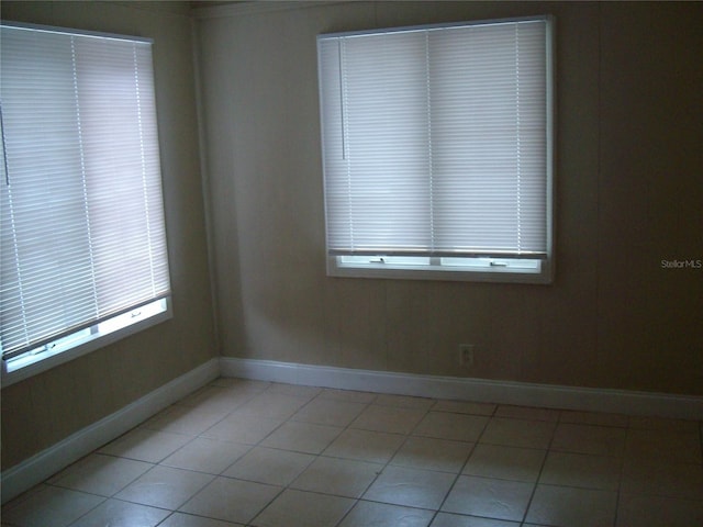 view of tiled empty room