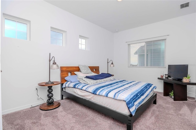 bedroom with carpet flooring