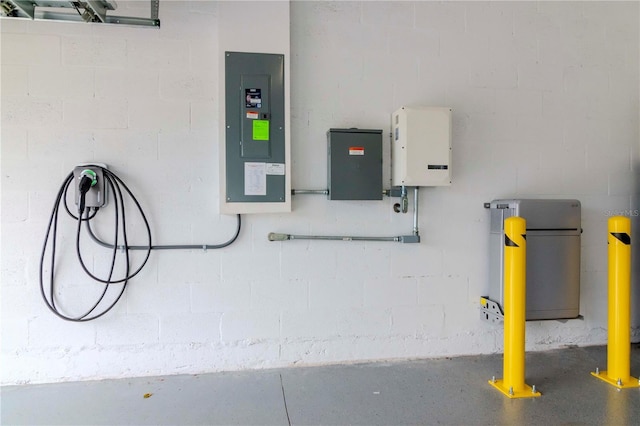 utilities with electric panel