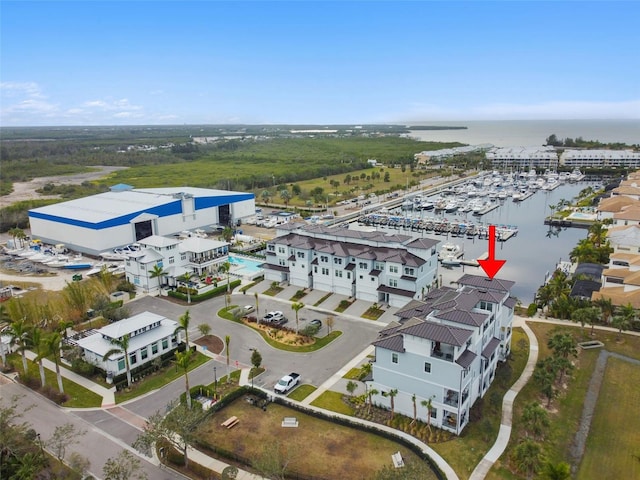 3027 Bermuda Sloop Cir, Ruskin, FL 33570 - bird's eye view of a large body of water and a marina
