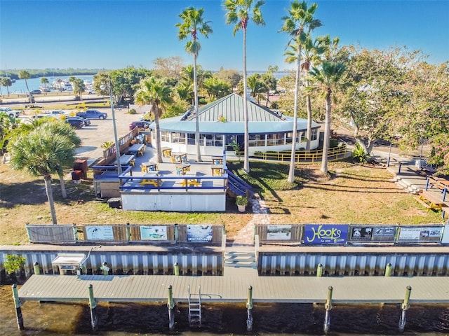 3027 Bermuda Sloop Cir, Ruskin, FL 33570 - view from above of property with a nearby body of water