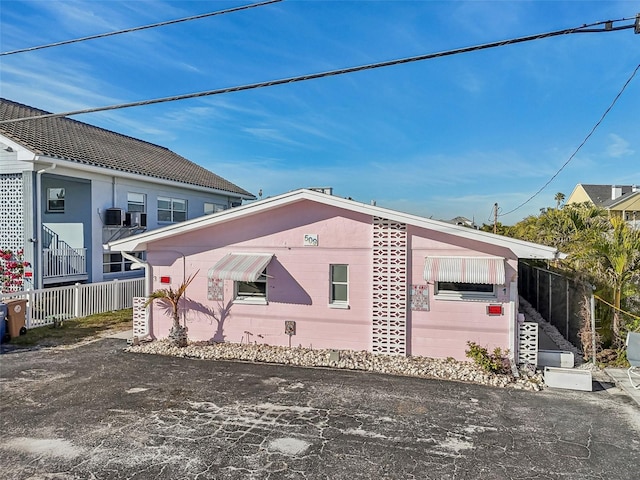 view of front of home