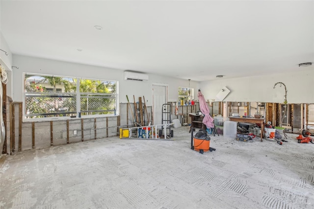 miscellaneous room featuring a wall unit AC