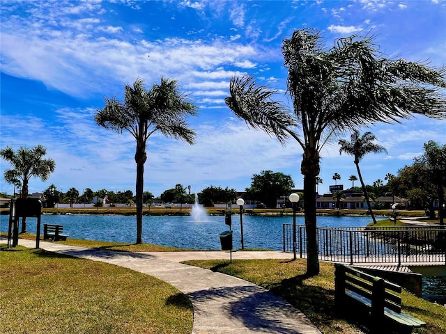 property view of water