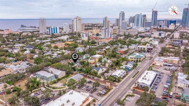 310 8th Ave N, Saint Petersburg, FL 33701 - aerial view of property and surrounding area with nearby urban area and a nearby body of water