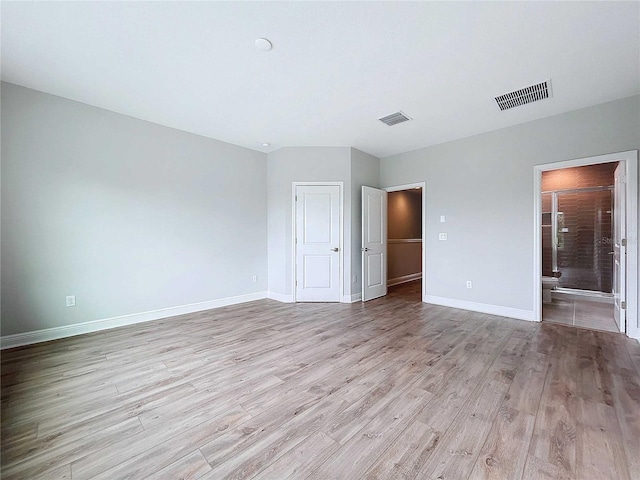 interior space featuring light hardwood / wood-style flooring