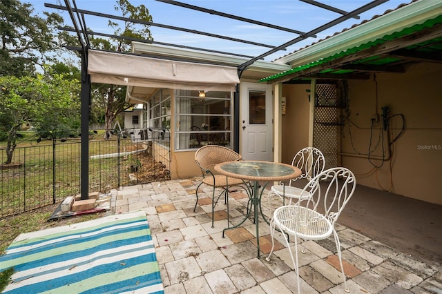 view of patio