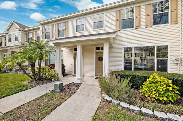 view of townhome / multi-family property