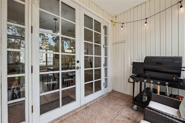 view of doorway to outside