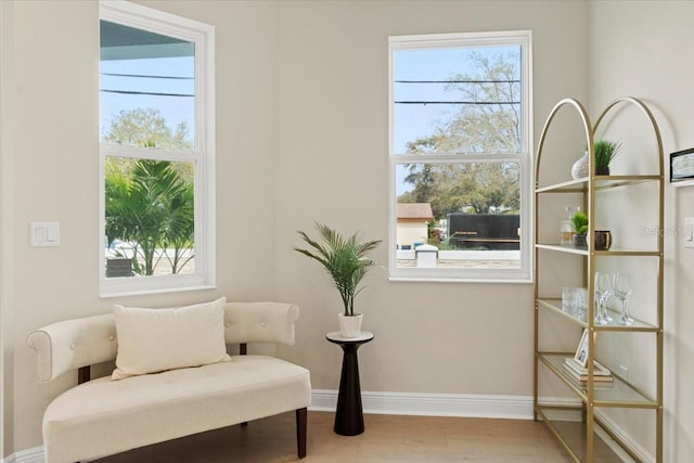 view of sitting room