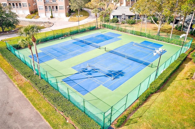 view of sport court