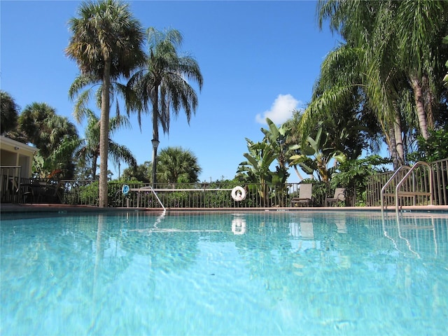 view of pool