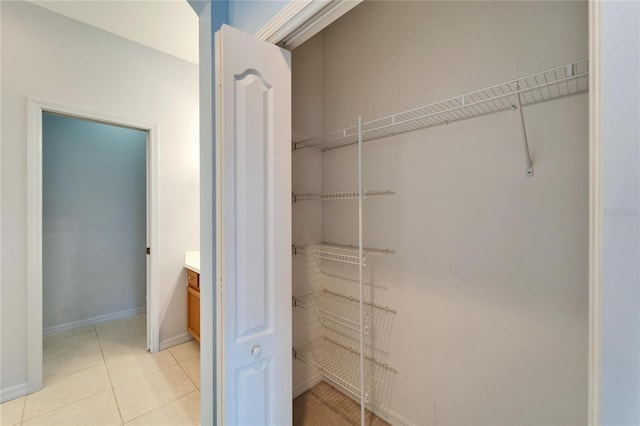 view of closet