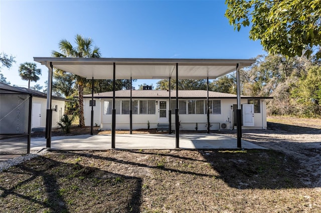 view of back of property