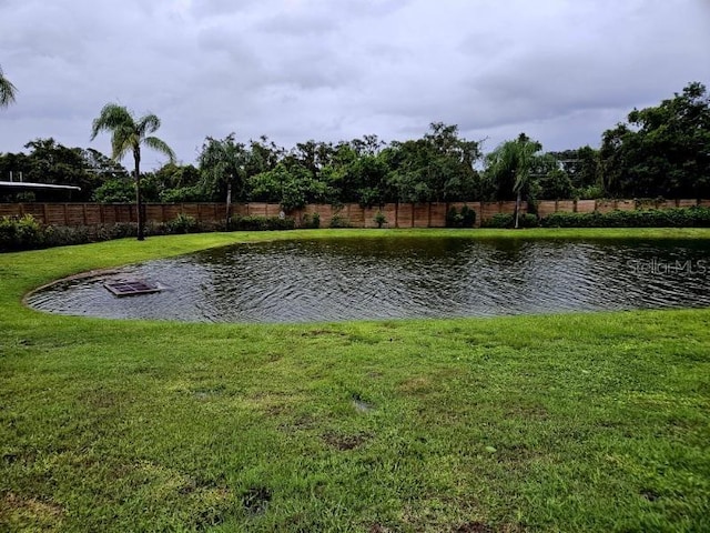 view of water feature