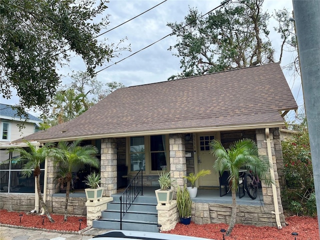 bungalow-style house with a porch