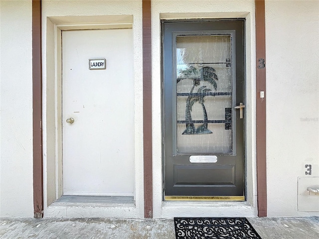 view of property entrance