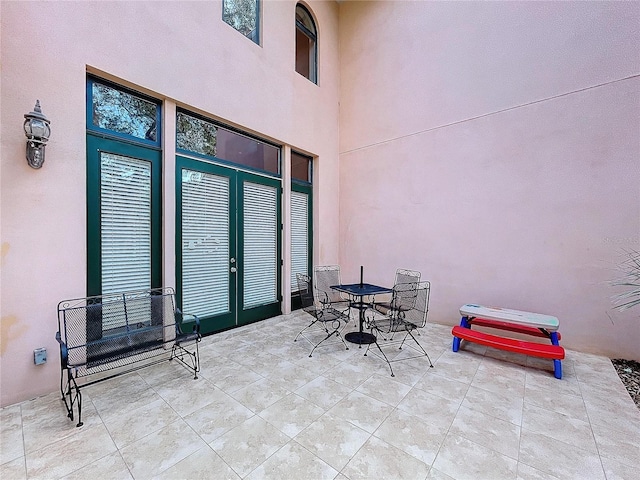 view of patio / terrace with french doors