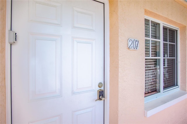 view of entrance to property