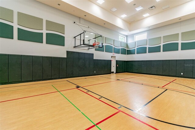 view of sport court featuring community basketball court