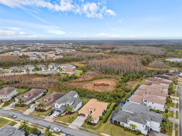 drone / aerial view featuring a residential view