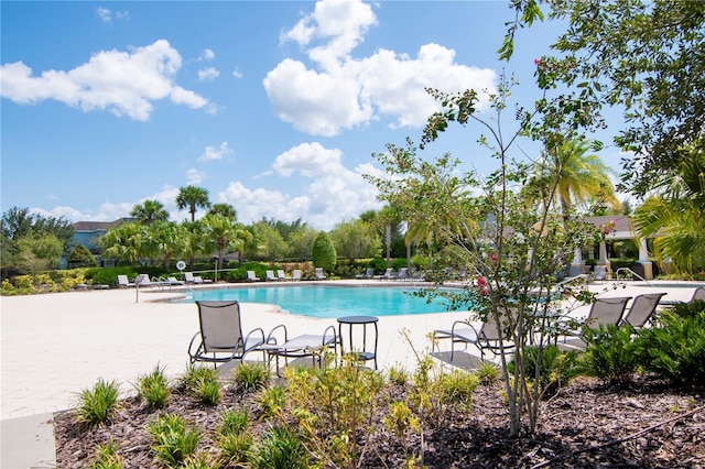 community pool featuring a patio