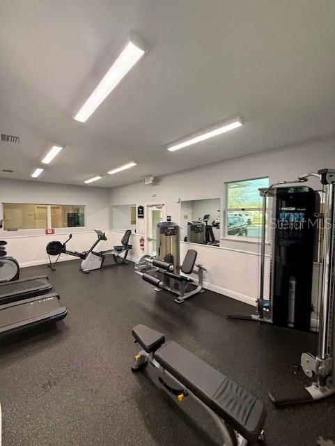 view of exercise room