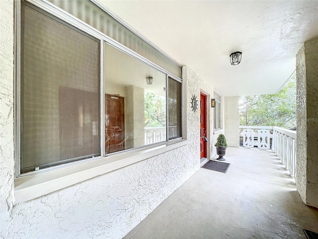 view of patio / terrace with a porch