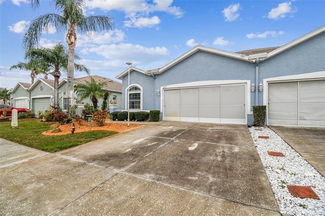 ranch-style house with a garage