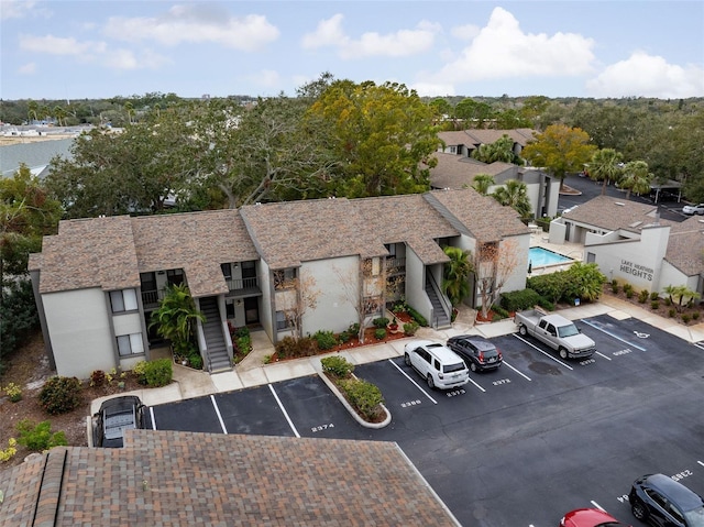 bird's eye view featuring a residential view