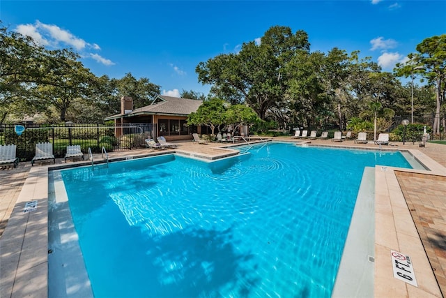 204 Lennox Rd W, W, Palm Harbor, FL 34683 - view of pool featuring a patio area