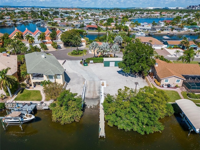861 Symphony Isles Blvd, Apollo Beach, FL 33572 - birds eye view of property featuring a water view and a residential view