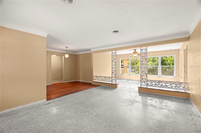 view of unfurnished living room