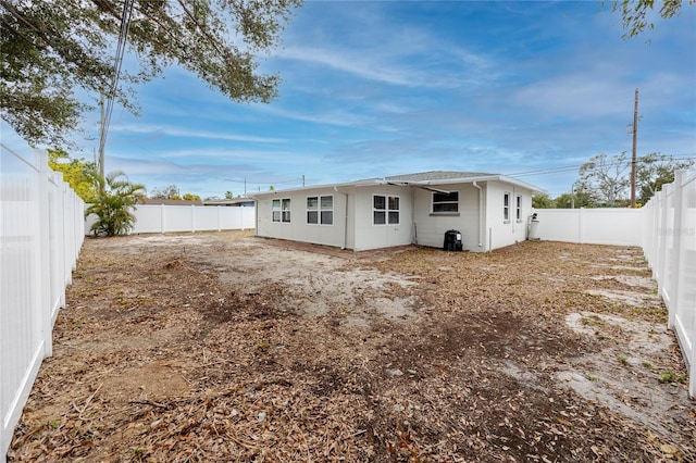 view of rear view of property