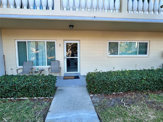 view of entrance to property