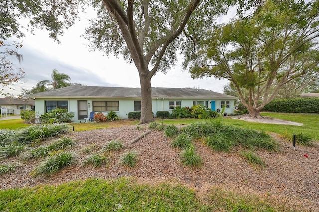 view of ranch-style home