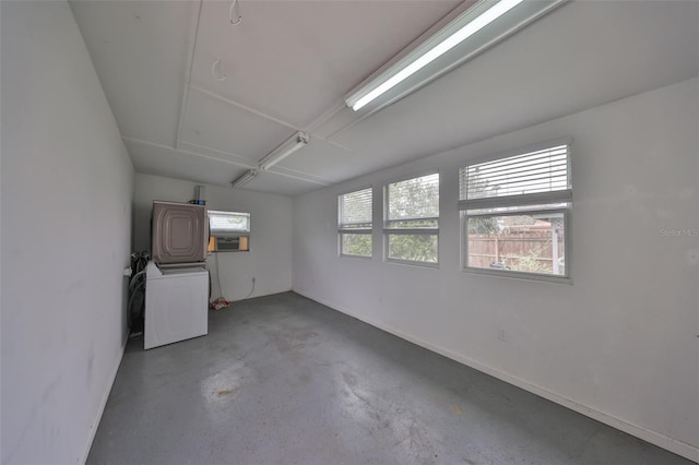 garage with washer / dryer