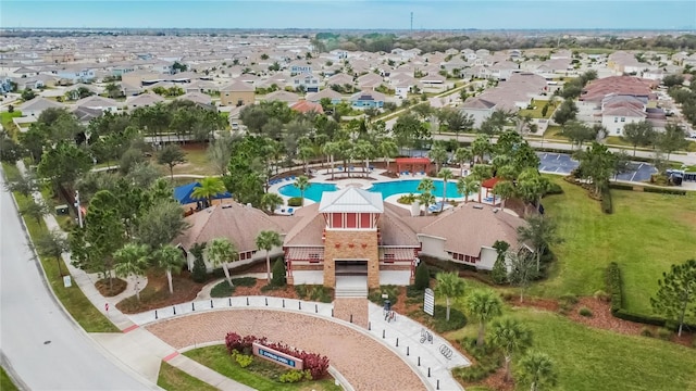 birds eye view of property featuring a residential view