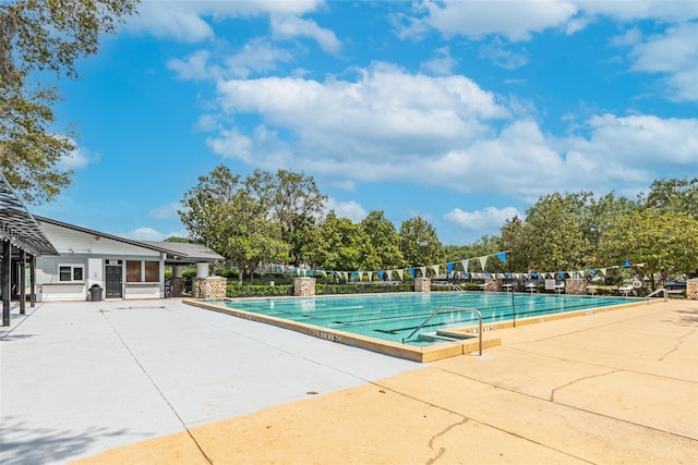 view of pool