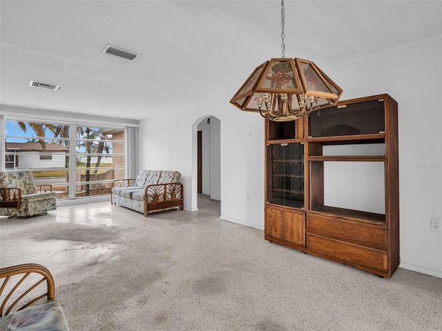 view of unfurnished living room