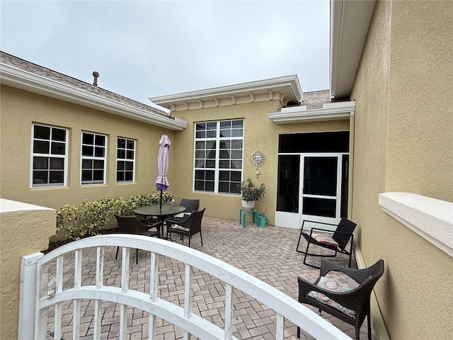 view of patio / terrace with outdoor dining area