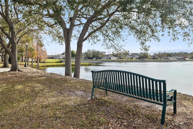 property view of water