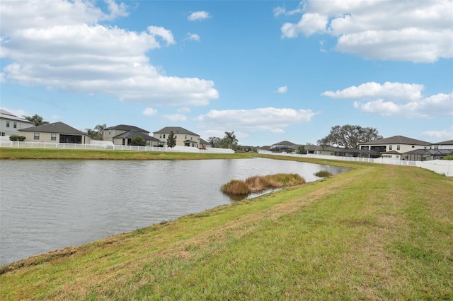 property view of water