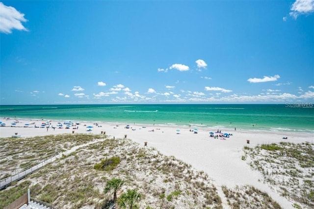 water view with a beach view