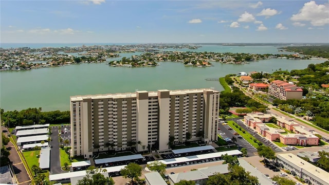 7050 Sunset Dr S Unit 208, South Pasadena, FL 33707 - aerial view featuring a water view