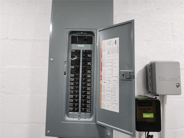 utilities with electric panel